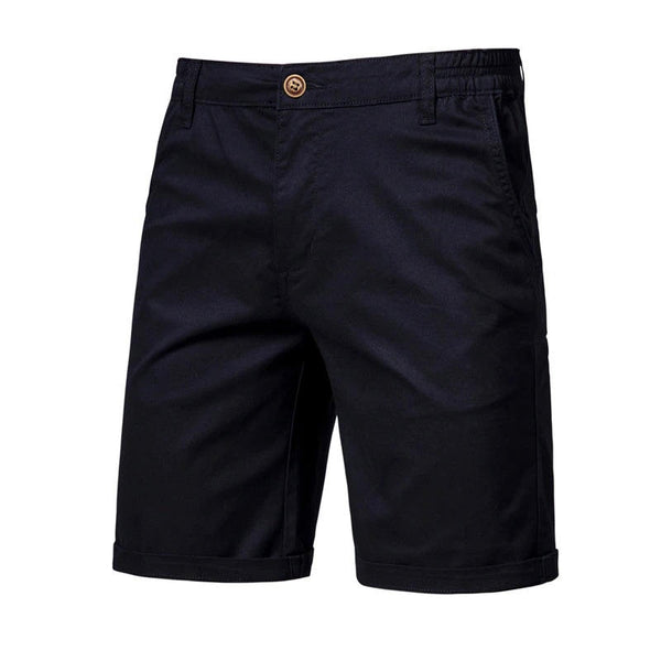Mens Cotton Chino Shorts With Pockets