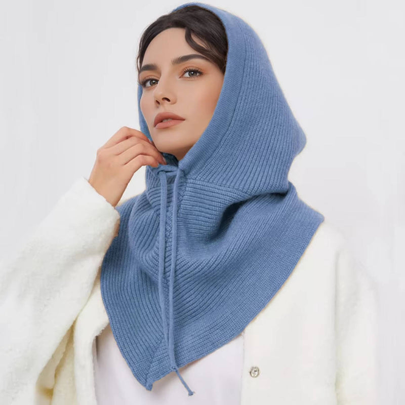 Hat Scarf Knit Hood