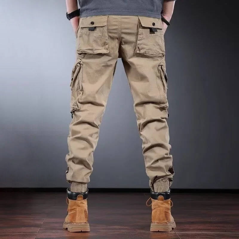 Men's Cargo Jogger Pants With Multi Pocket