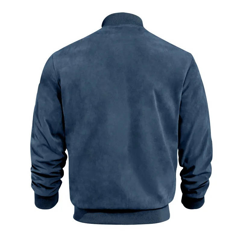 Suede Bomber Jacket For Men