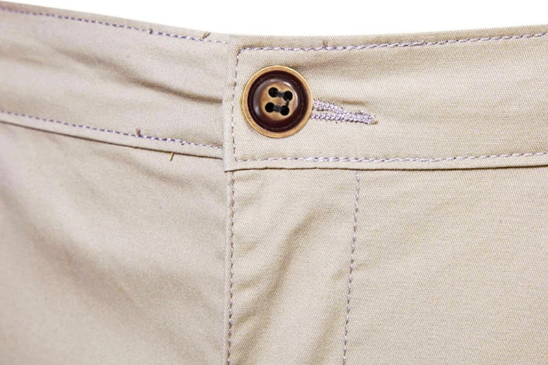 Mens Cotton Chino Shorts With Pockets