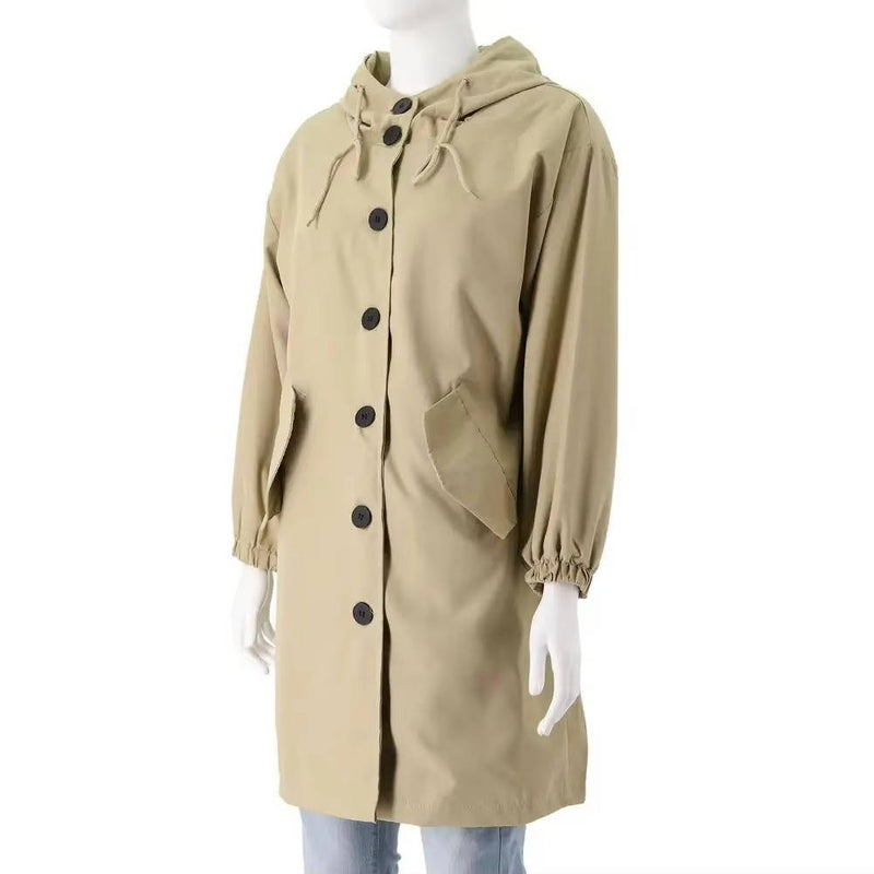 Oversized Women's Waterproof Trench Coat