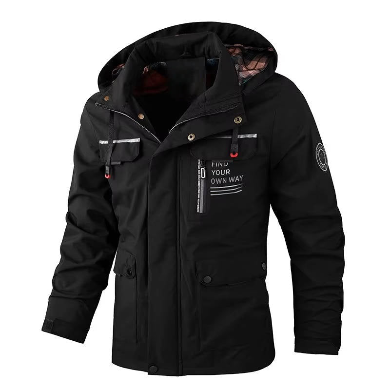 Mens Outdoor Winter Jacket With Pockets