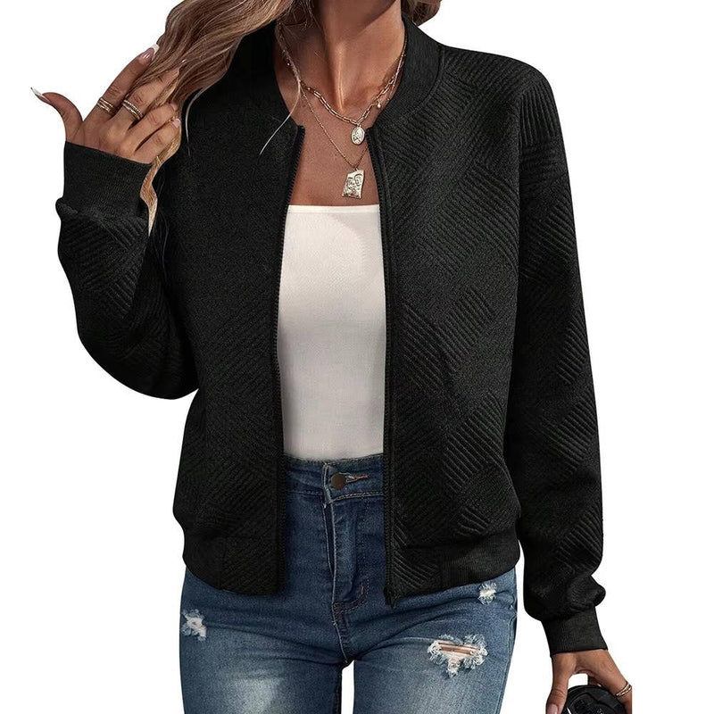 Women's Zip Up Bomber Jacket