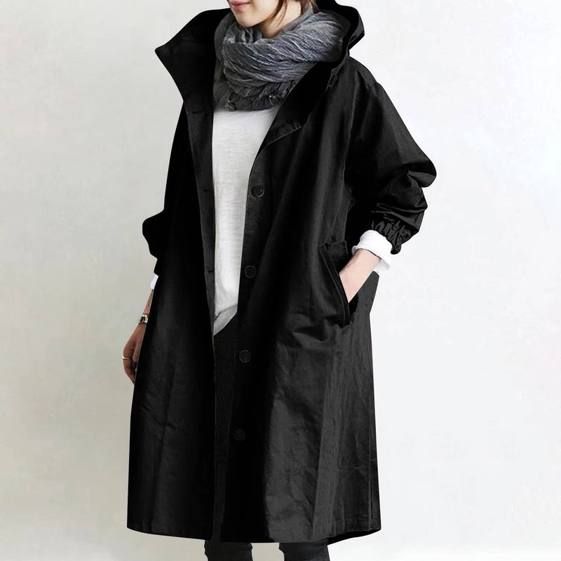 Oversized Women's Waterproof Trench Coat