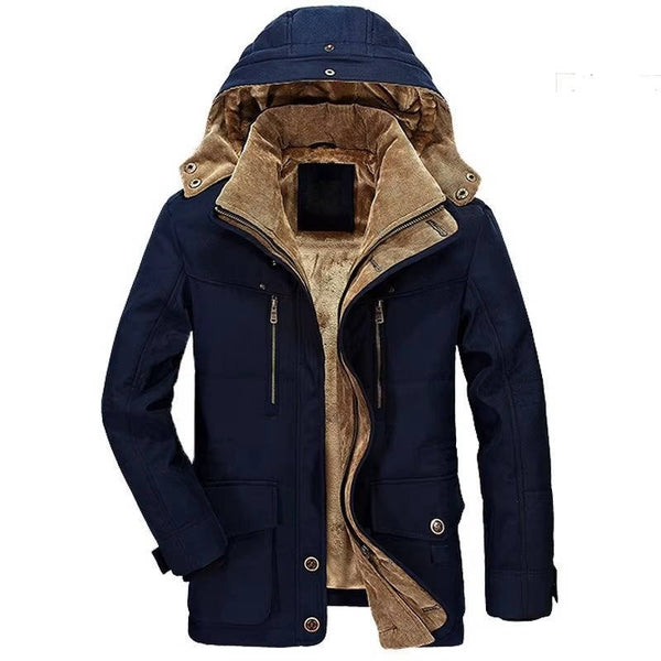 Men's Winter Parka with Fleece Lining
