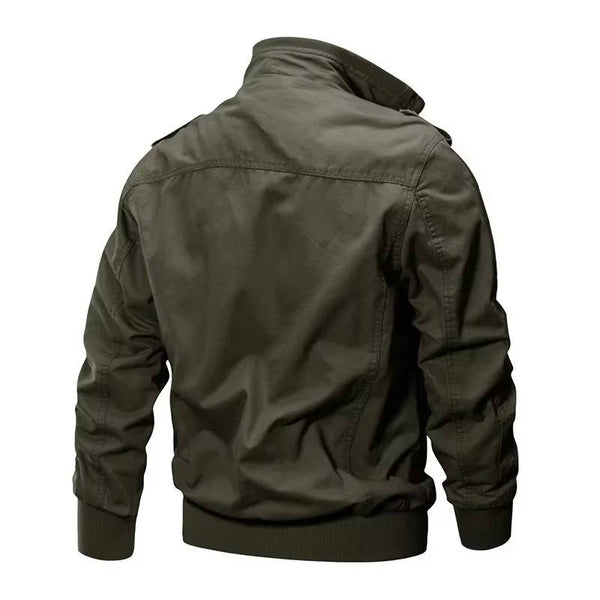 Military Patch Bomber Jacket