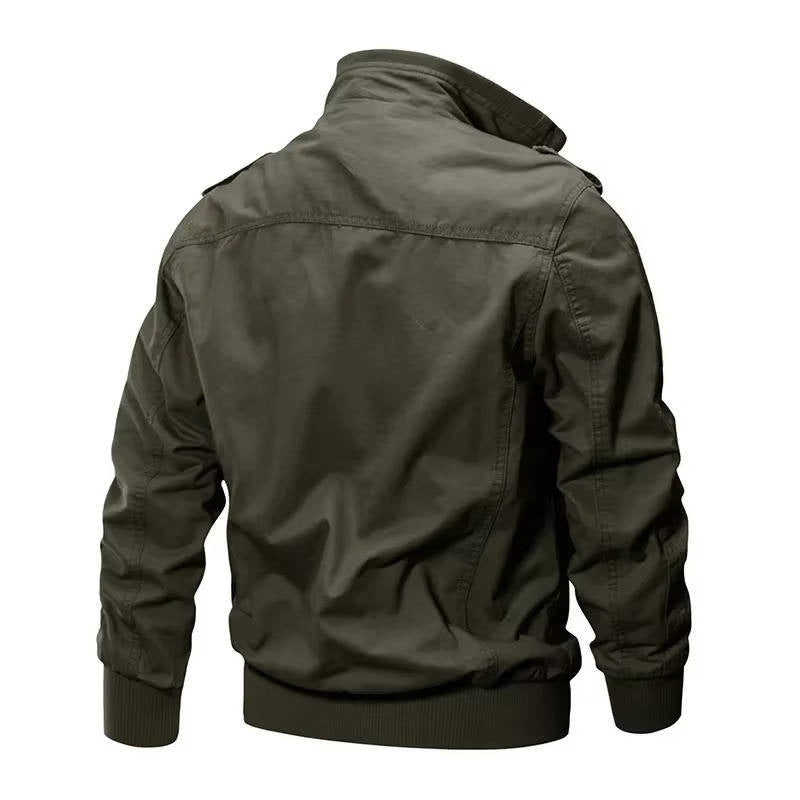 Military Patch Bomber Jacket