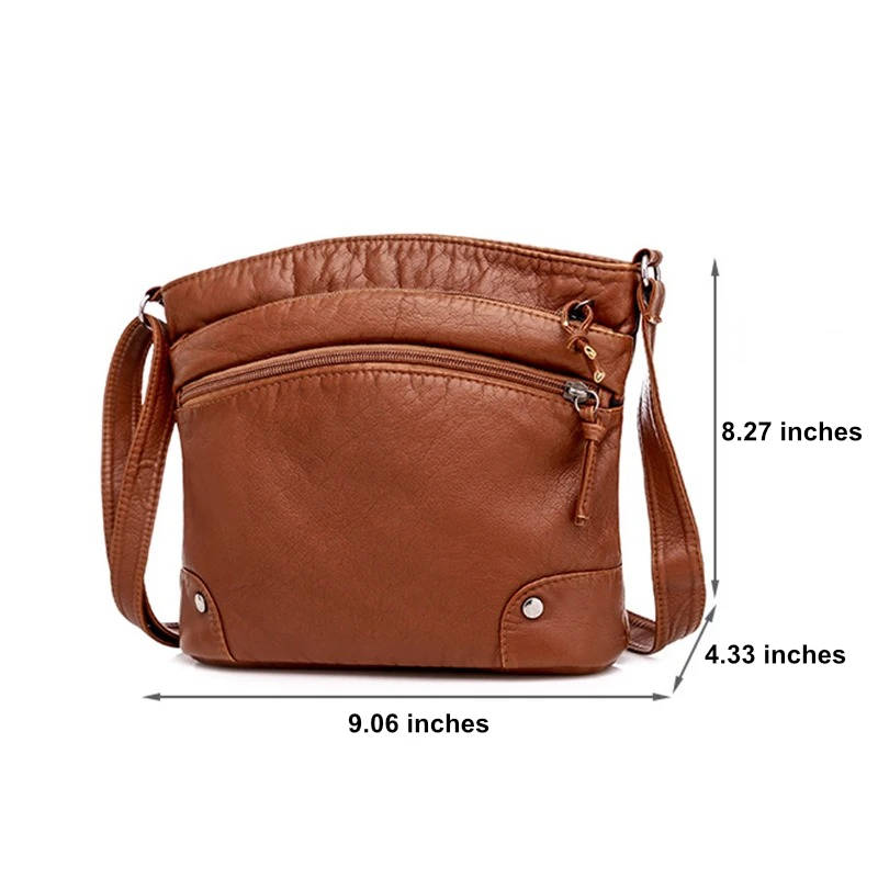Womens Leather Crossbody Bag