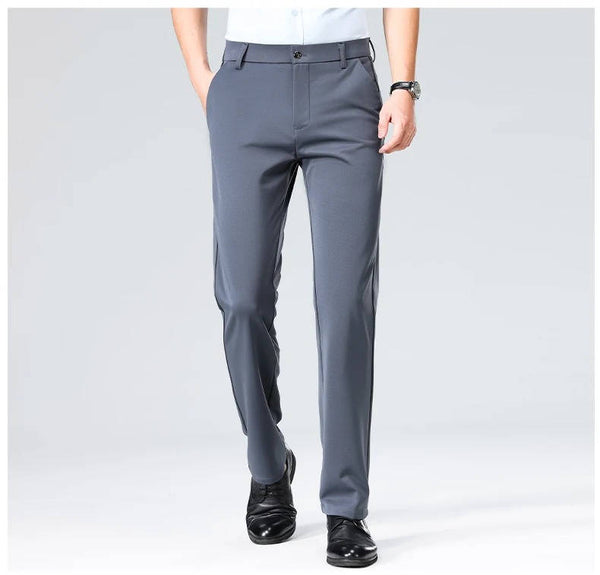 Men's Lightweight Stretch Slim Fit Dress Pants