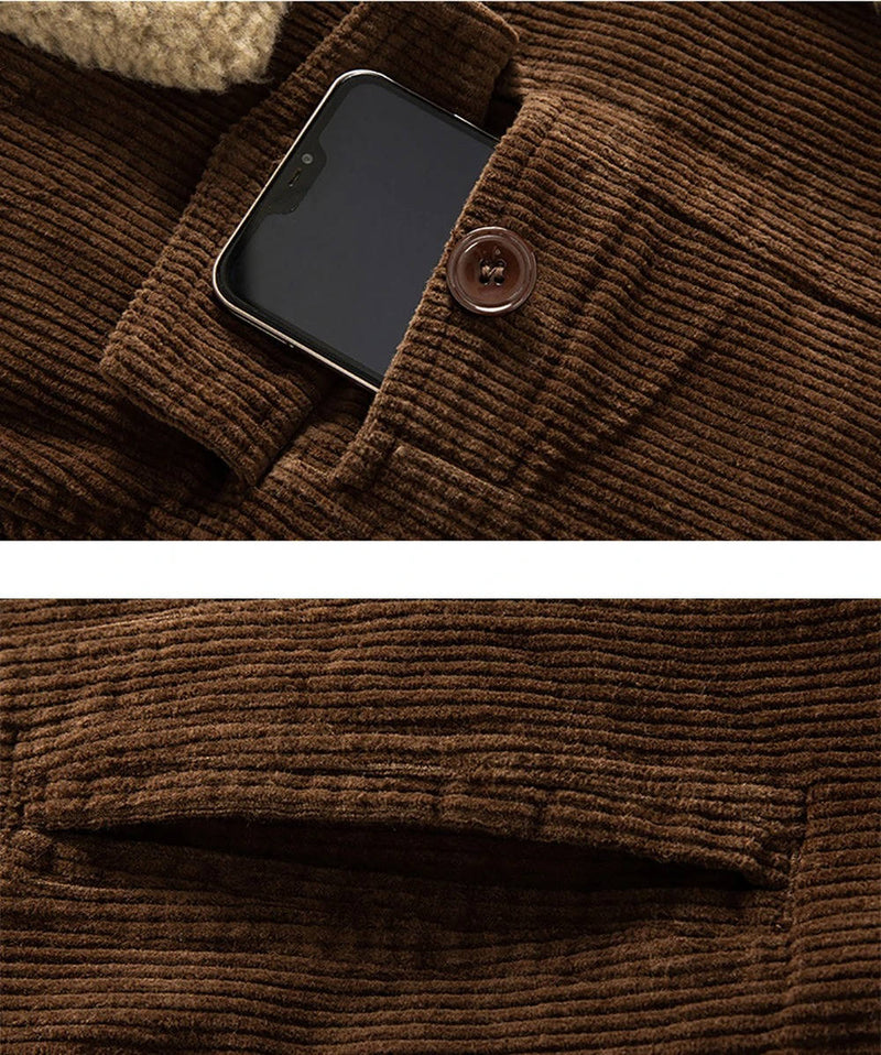 Men's Corduroy Sherpa Jacket