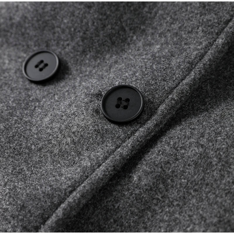 Women's Lace Up Wool Overcoat