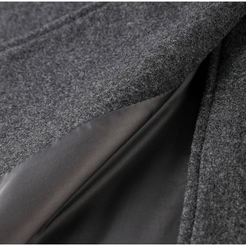 Women's Lace Up Wool Overcoat