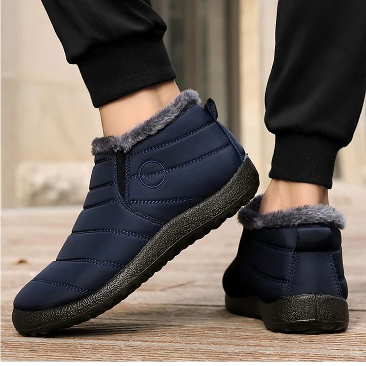 Women's Waterproof Non Slip Warm Snow Shoes - Comfortable Low Top