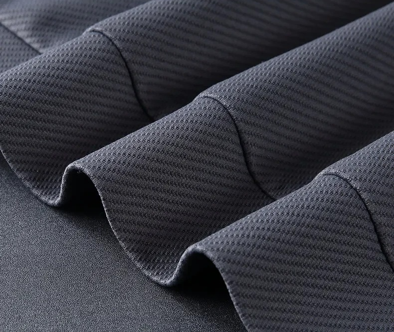 Men's Premium Textured Tracksuit Set With Stand Collar