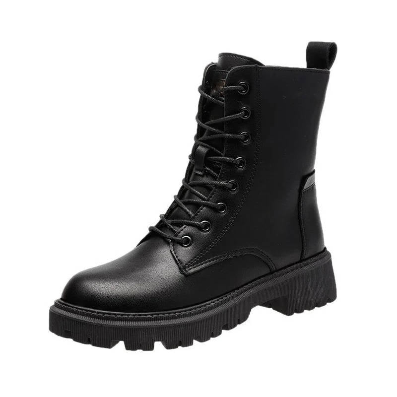Women's Fur Lined Combat Boots