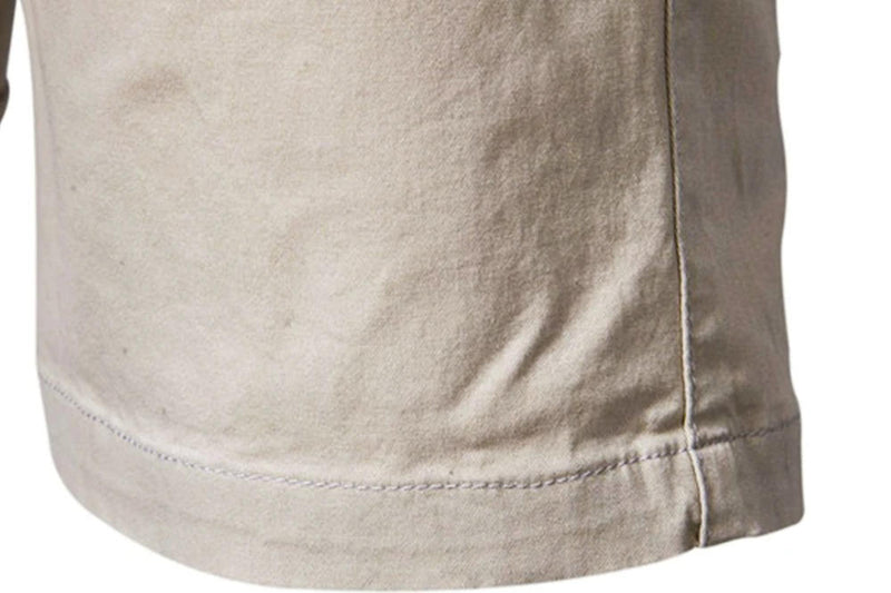 Mens Cotton Chino Shorts With Pockets