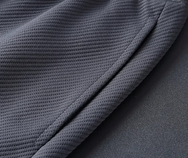 Men's Premium Textured Tracksuit Set With Stand Collar