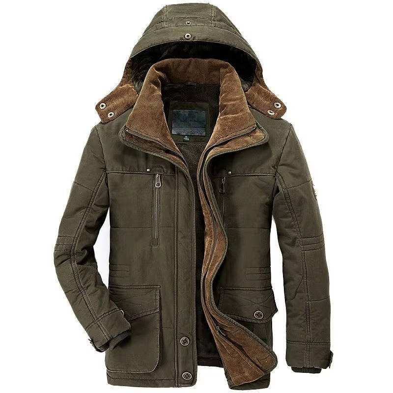 Men's Winter Parka with Fleece Lining