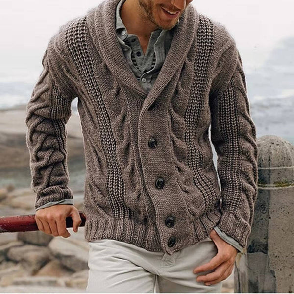 Men’s Knitted Cardigan Sweater