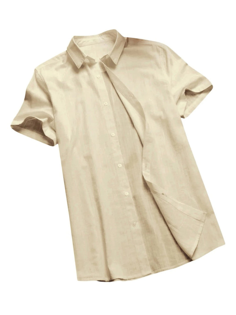 Men's Summer Linen Shirt - Light And Breathable