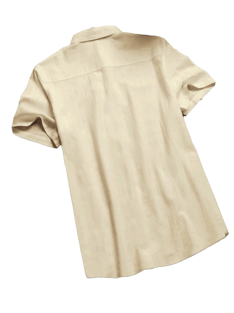 Men's Summer Linen Shirt - Light And Breathable