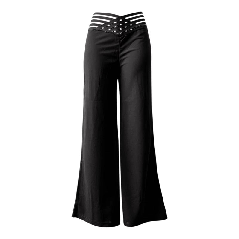 Women's High Waisted Flared Pants