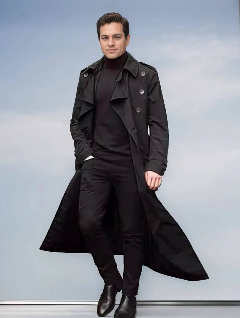 Men’s Long Trench Coat