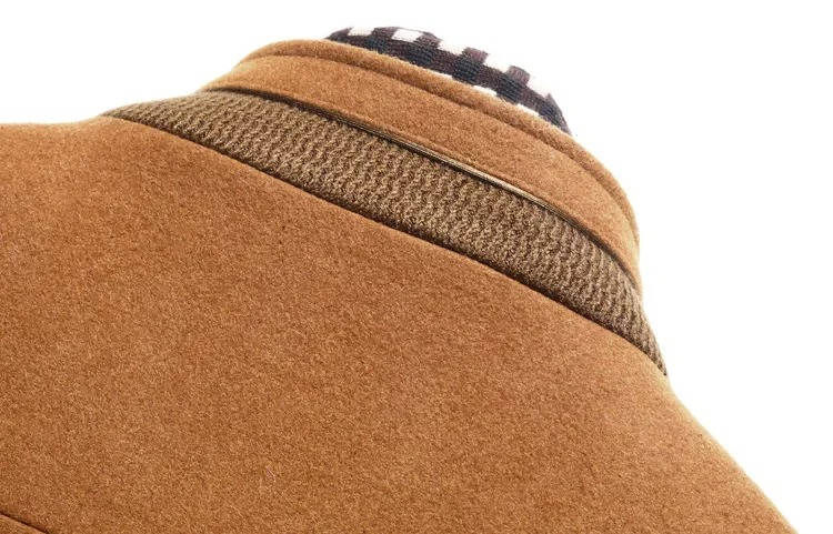 Men's Wool Coat Stand Up Collar