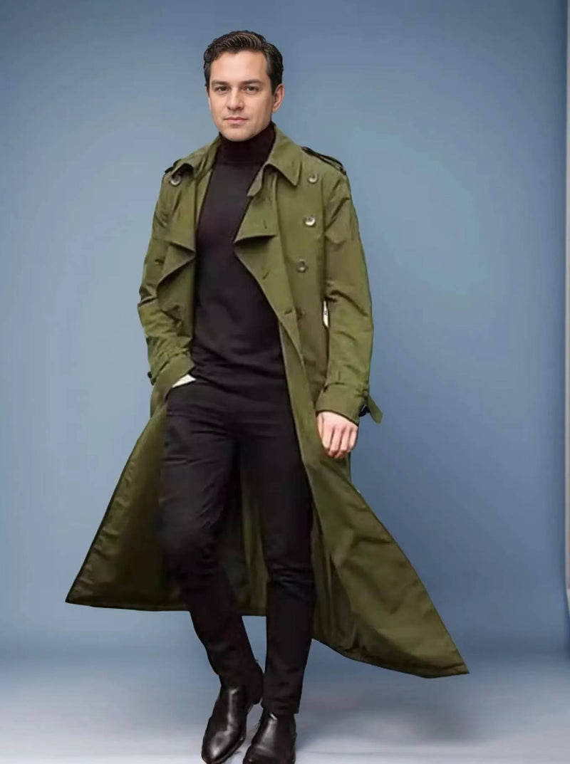 Men’s Long Trench Coat