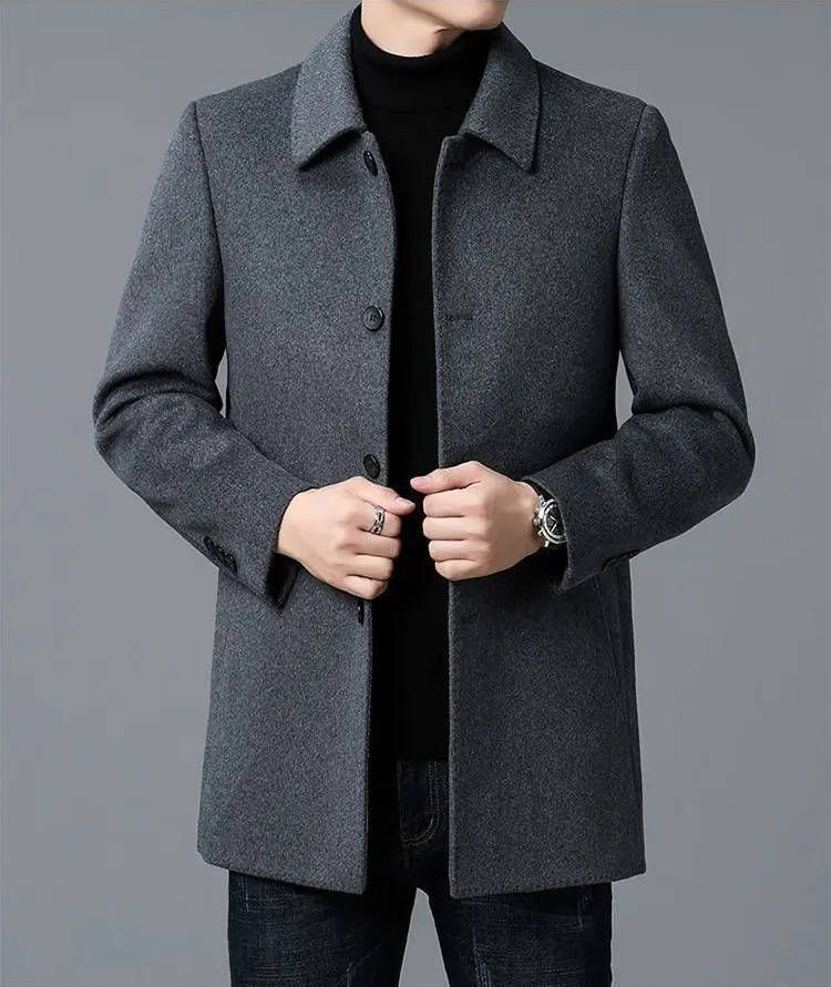 Men’s Tailored Short Overcoat