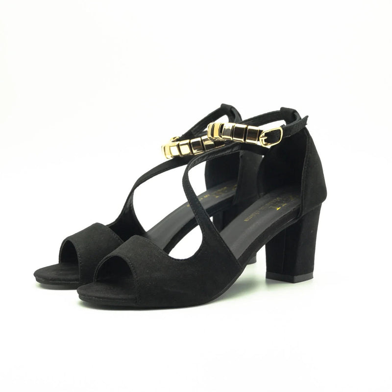 Women's Comfortable Block Heel Sandals With Ankle Strap