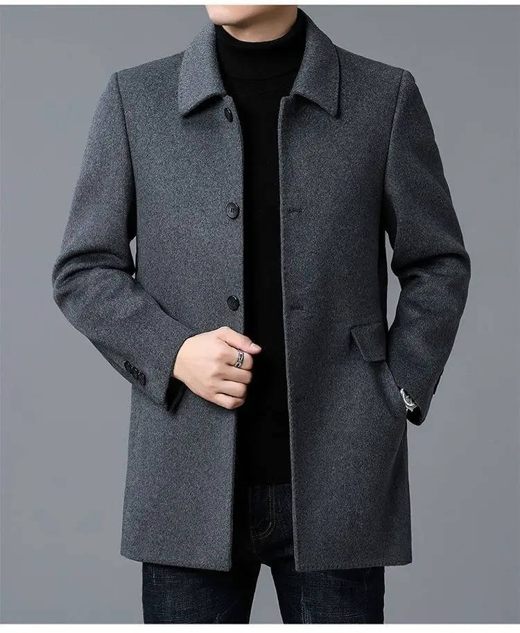 Men’s Tailored Short Overcoat