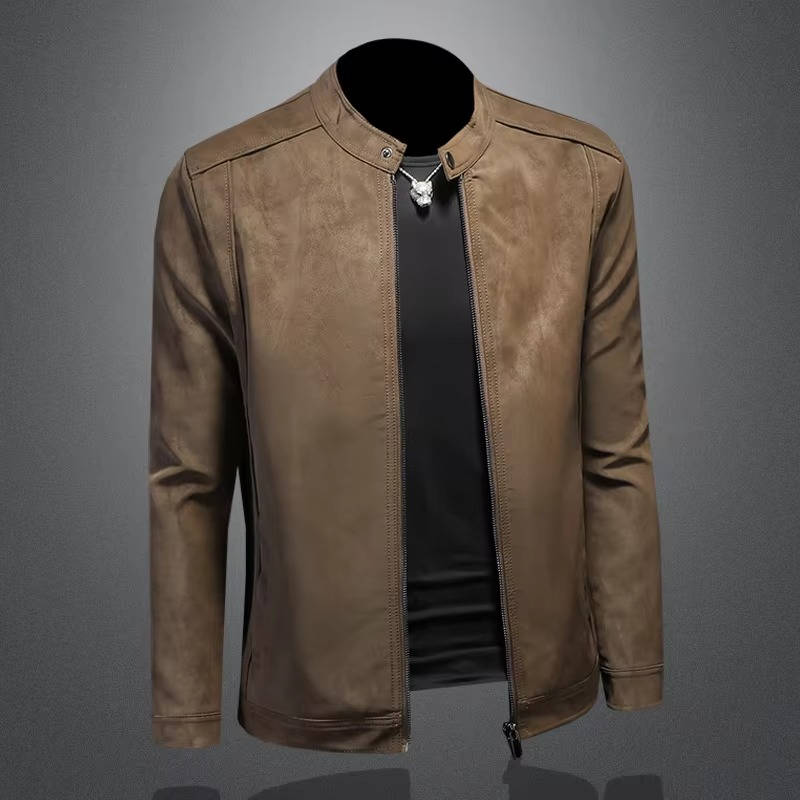 Men’s Matte Leather Jacket