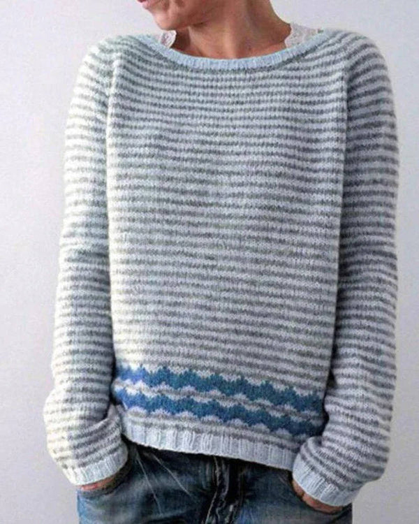 Women's Soft Wool Sweater Nordic Inspired