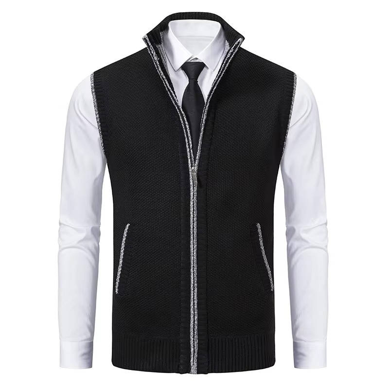 Mens Wool Tweed Vest