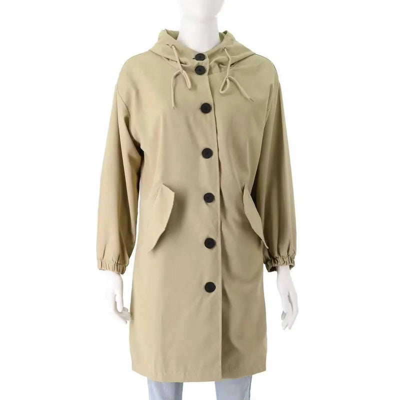 Oversized Women's Waterproof Trench Coat