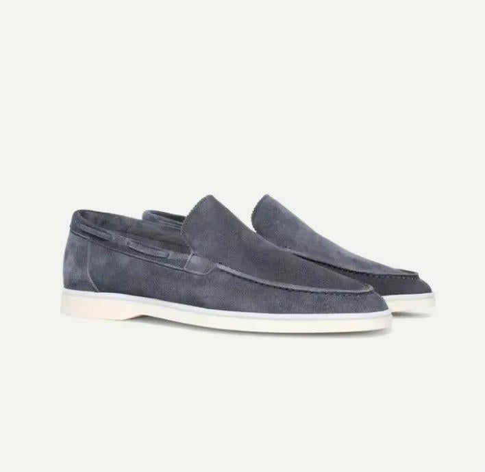 Men's Suede Yacht Loafers
