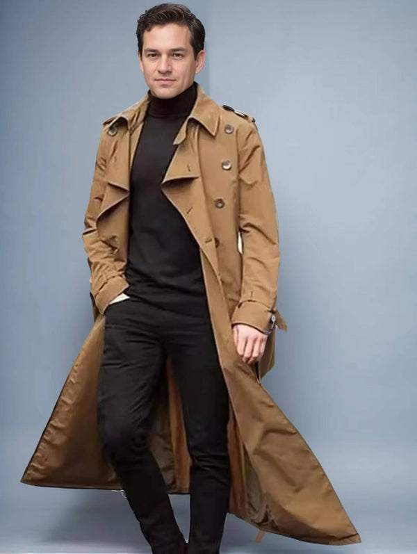 Men’s Long Trench Coat