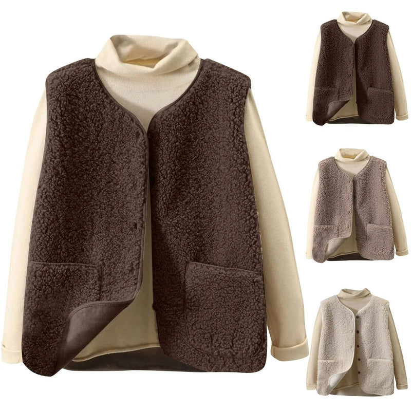 Womens Sherpa Vest