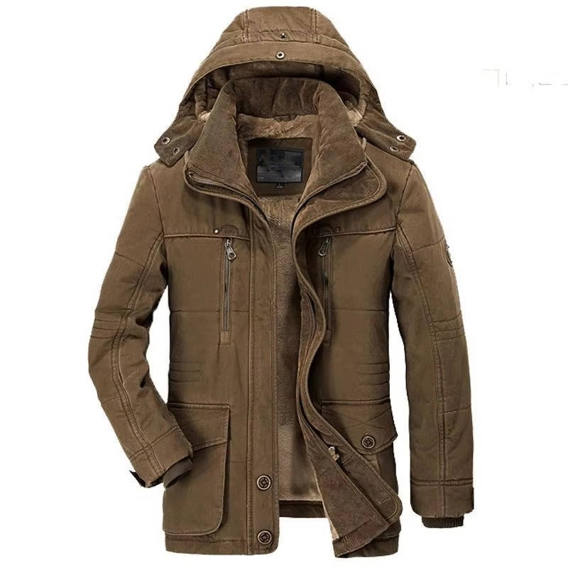 Men's Winter Parka with Fleece Lining