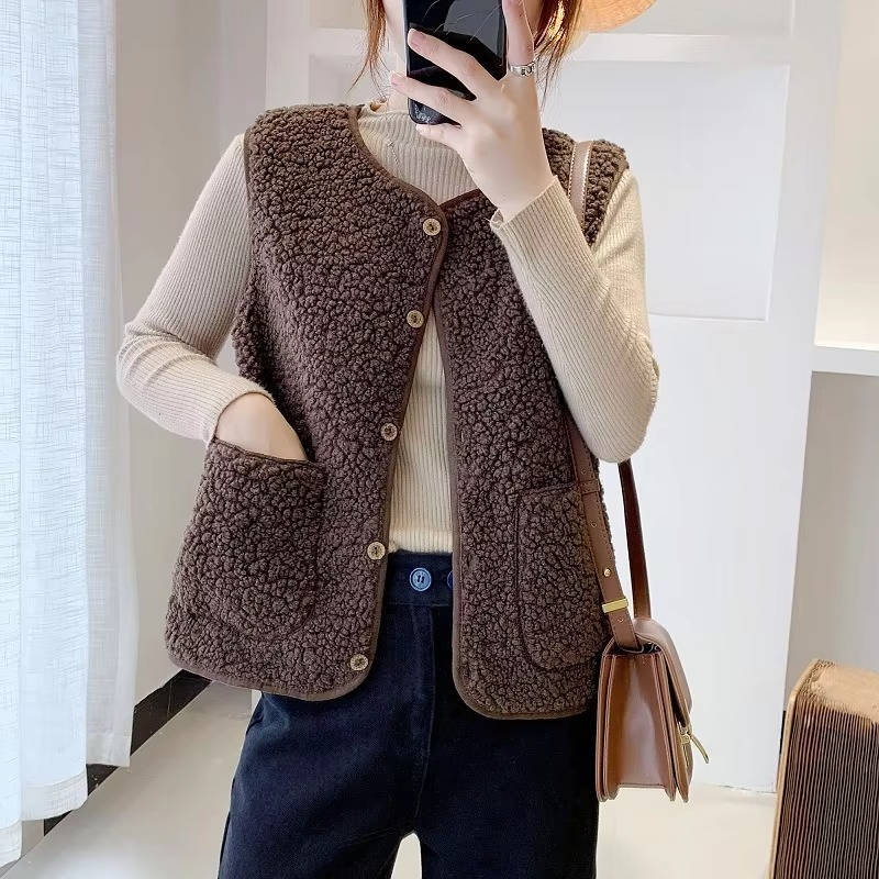 Womens Sherpa Vest