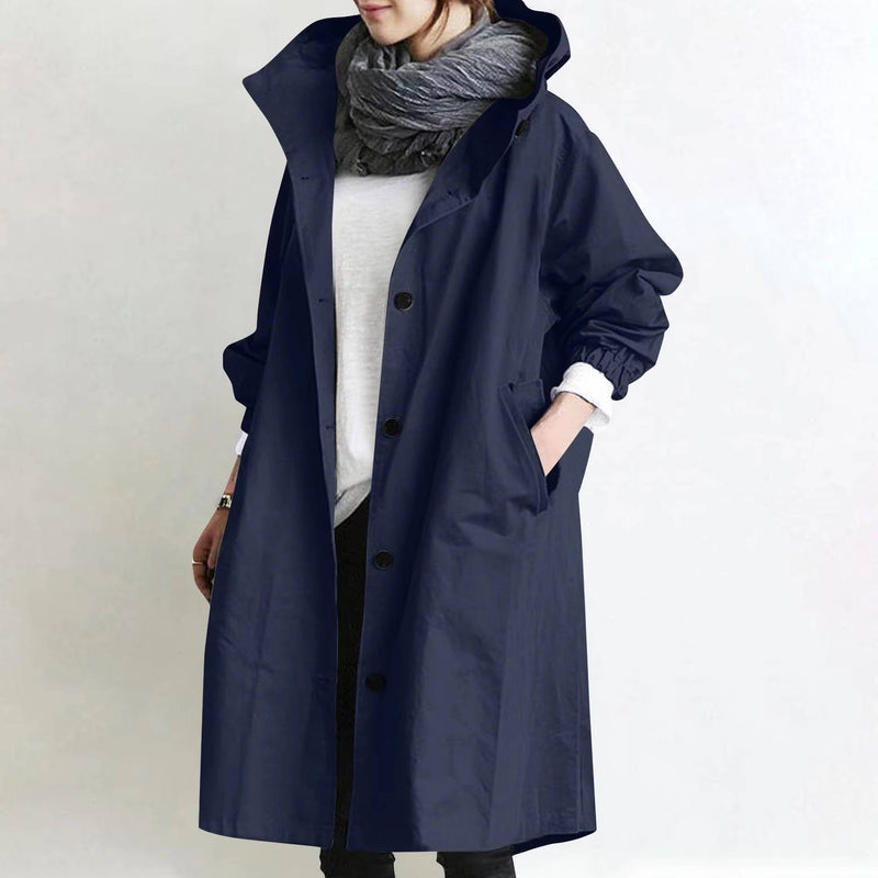 Oversized Women's Waterproof Trench Coat