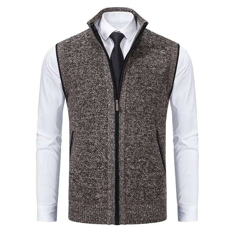 Mens Wool Tweed Vest
