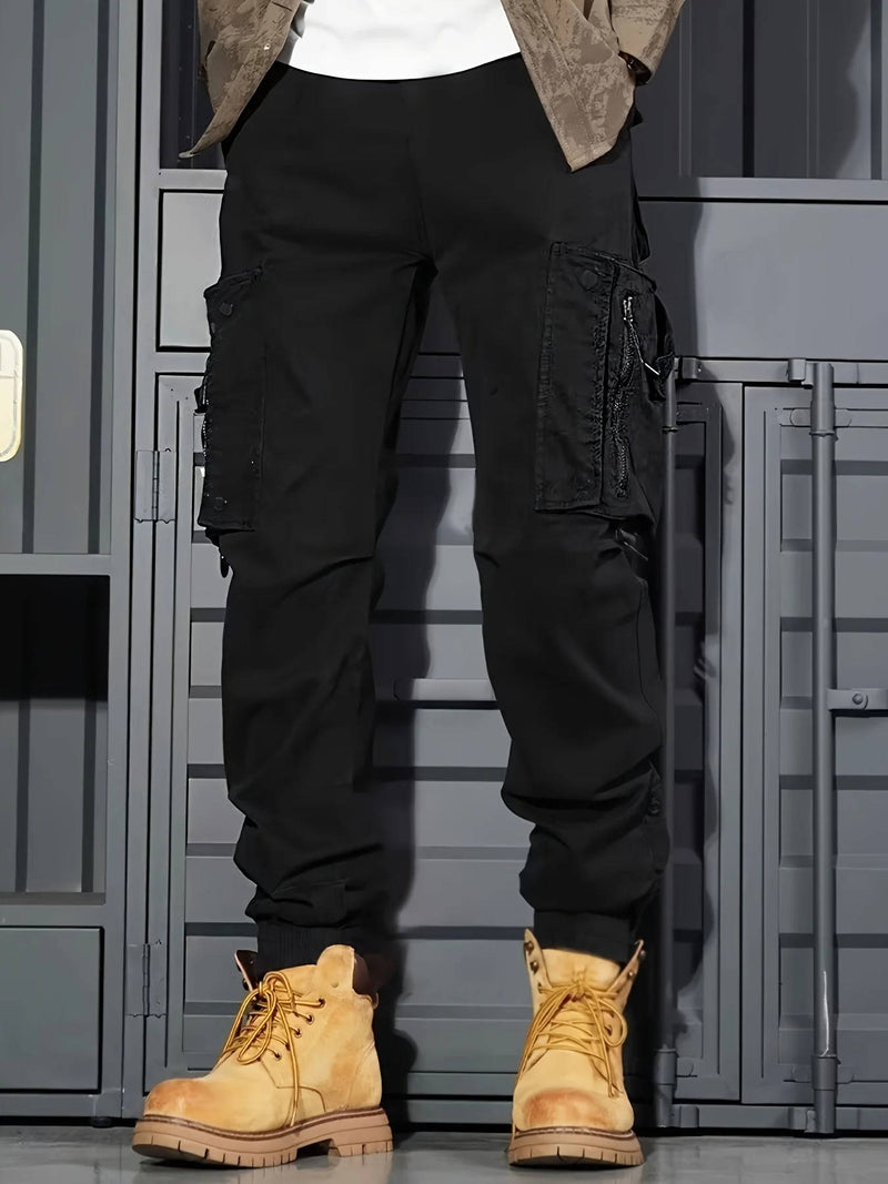 Men's Cargo Jogger Pants With Multi Pocket