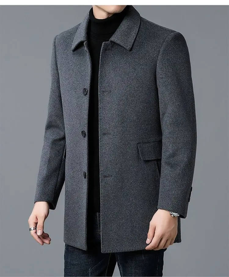 Men’s Tailored Short Overcoat