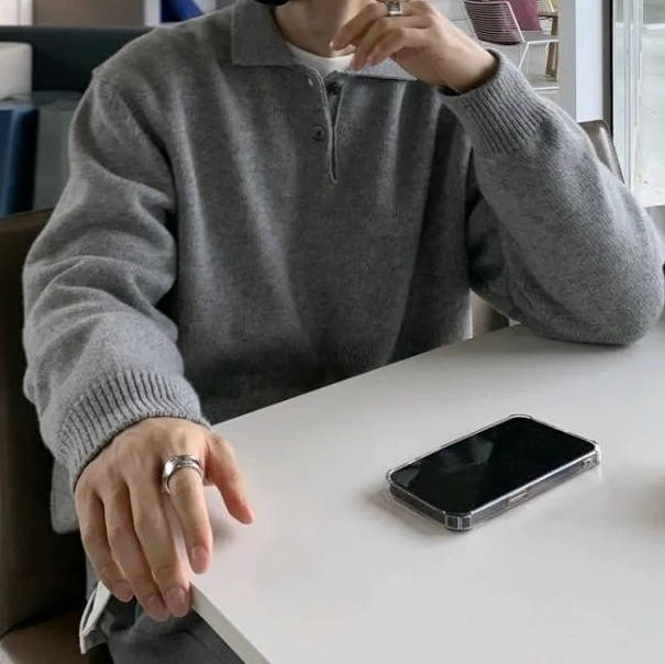 Long Sleeve Korean Sweater for Men