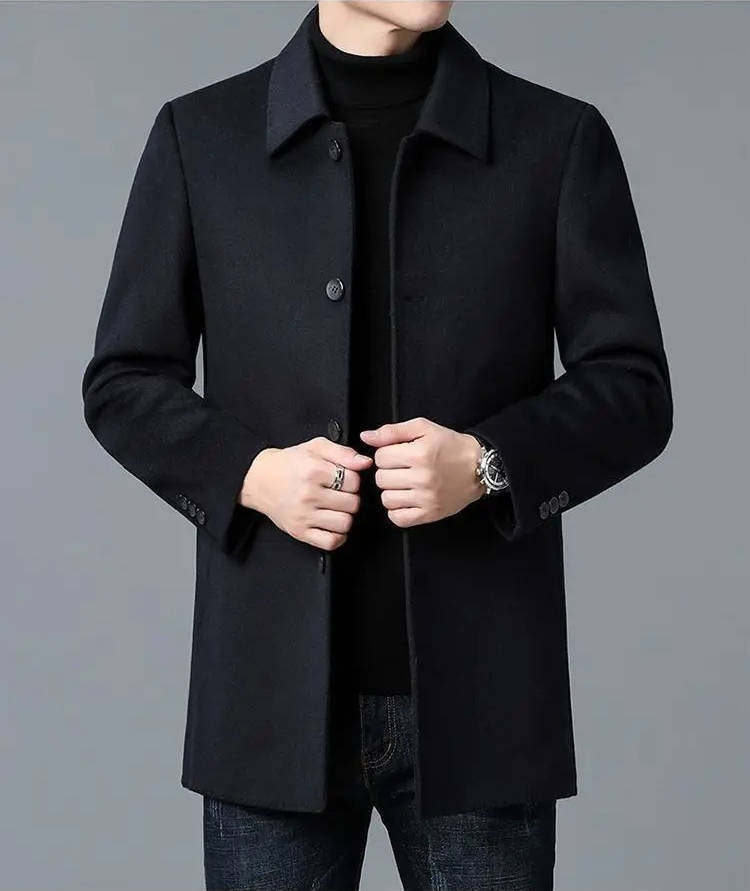 Men’s Tailored Short Overcoat