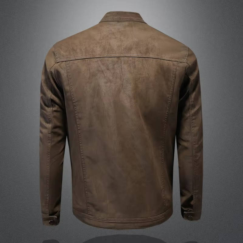 Men’s Matte Leather Jacket
