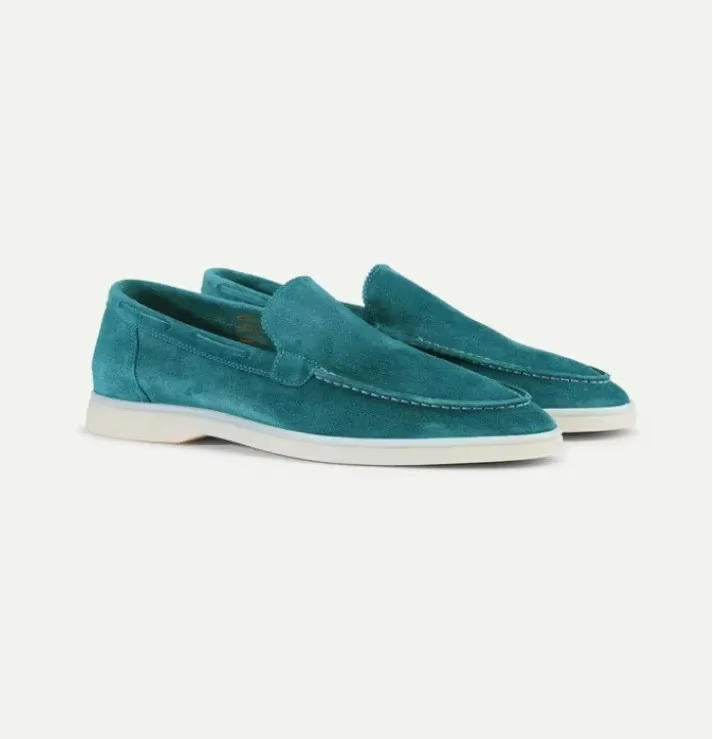 Men's Suede Yacht Loafers